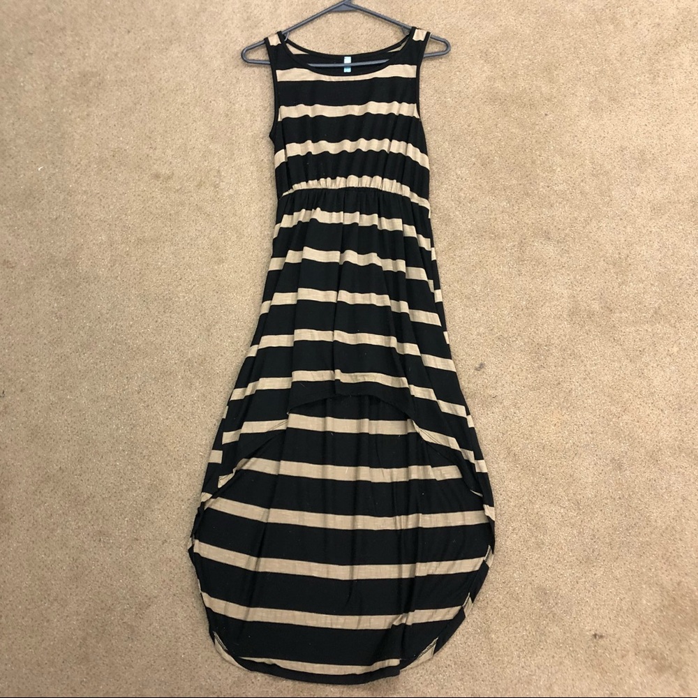 Cotton hi-low dress